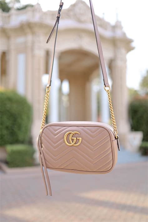 gucci mini bag black vs dusty rose|My Honest Gucci Marmont Shoulder Bag Review + How to Style.